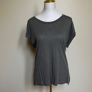 New Splendid Dark Gray Short Sleeve Tee